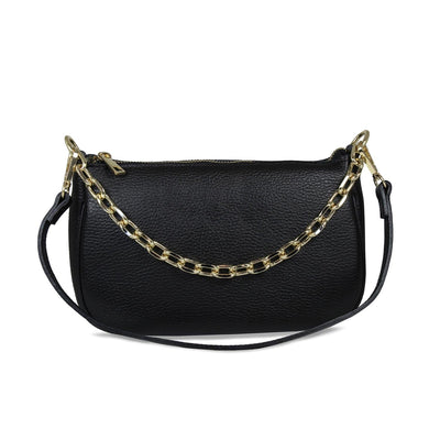 Swing: Black Leather & Gold