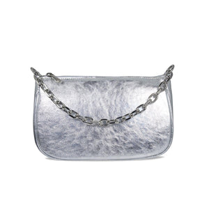 Bags Swing: Silver Leather Sole Bliss USA
