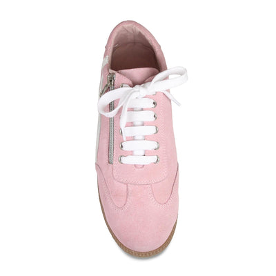 Shoes Swirl: Pale Pink Suede Sole Bliss USA