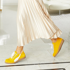 Shoes Swirl: Sunflower Suede Sole Bliss USA