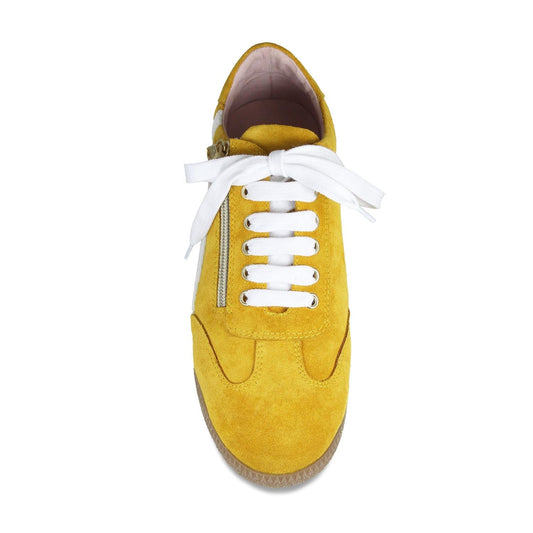 Swirl: Sunflower Suede Shoes Sole Bliss