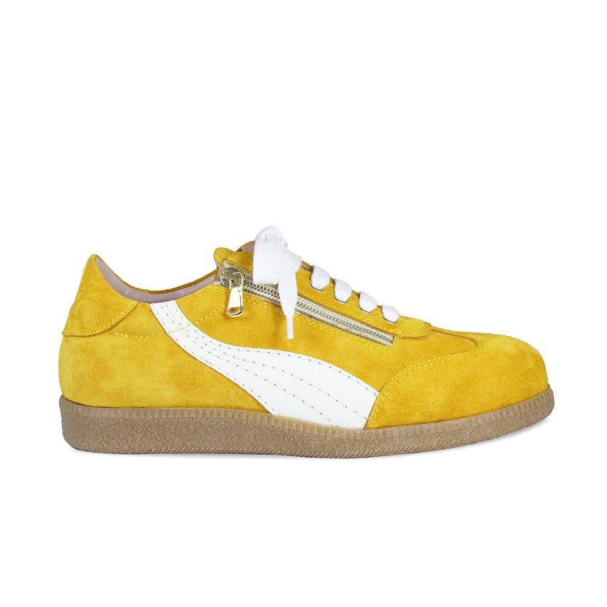 Swirl: Sunflower Suede Shoes Sole Bliss