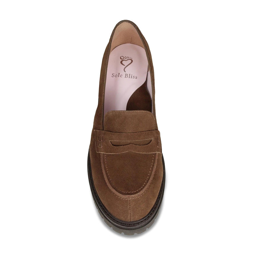 Talent: Tobacco Suede Shoes Sole Bliss