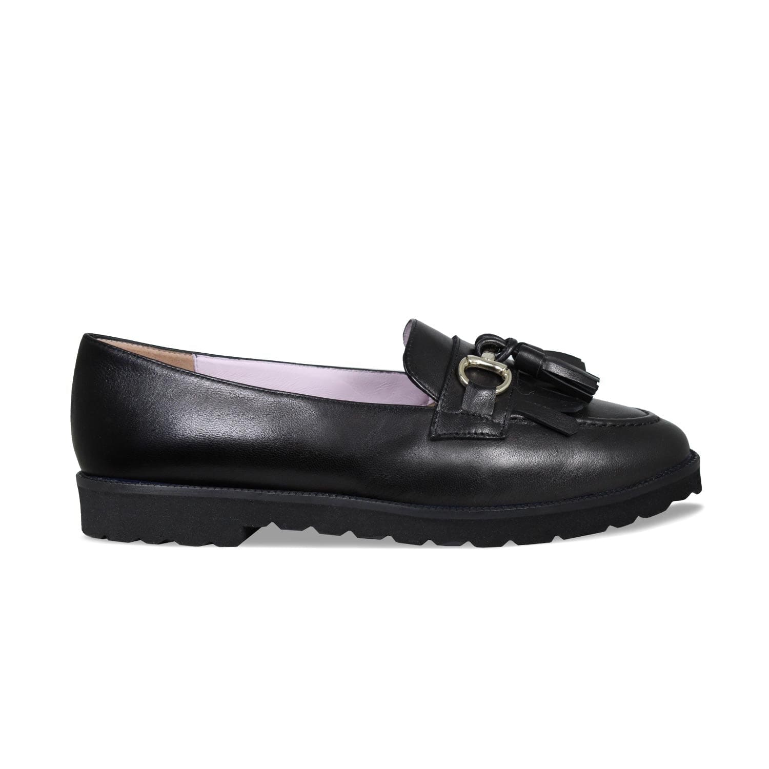 Tanner: Black Leather Shoes Sole Bliss