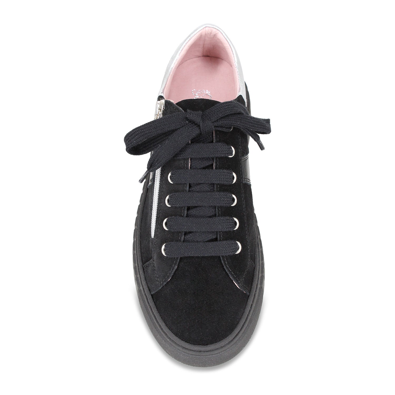 Tempo: Black Suede & Patent Leather Shoes Sole Bliss