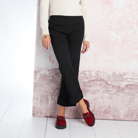 Tower: Cherry Suede Shoes Sole Bliss