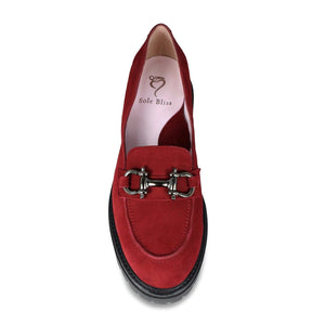 Shoes Tower: Cherry Suede Sole Bliss USA