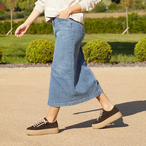 Shoes Track: Chocolate Suede Sole Bliss USA