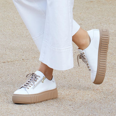 Shoes Track: White Patent Leather Sole Bliss USA