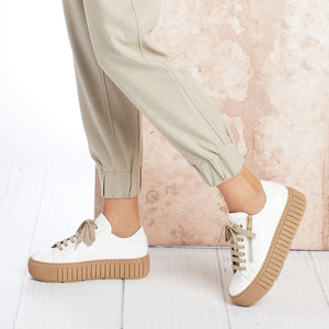 Shoes Track: White Patent Leather Sole Bliss USA