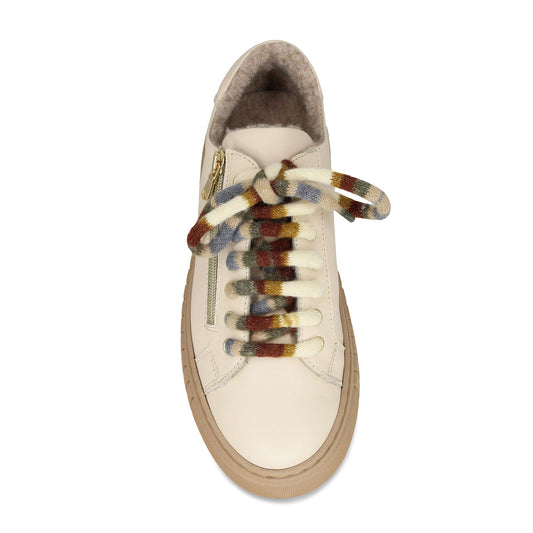 Track-Fur: Cream Leather