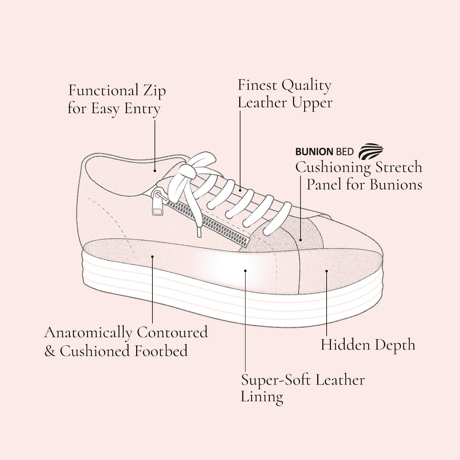 Jazz: White Leather & Silver Shoes Sole Bliss