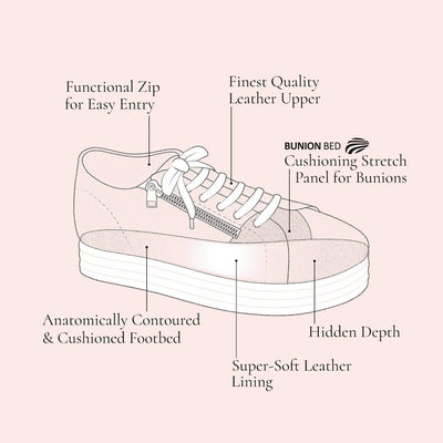 Shoes Jazz: White Leather & Silver Sole Bliss USA