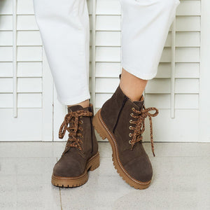 Boots Tread: Truffle Suede Sole Bliss USA