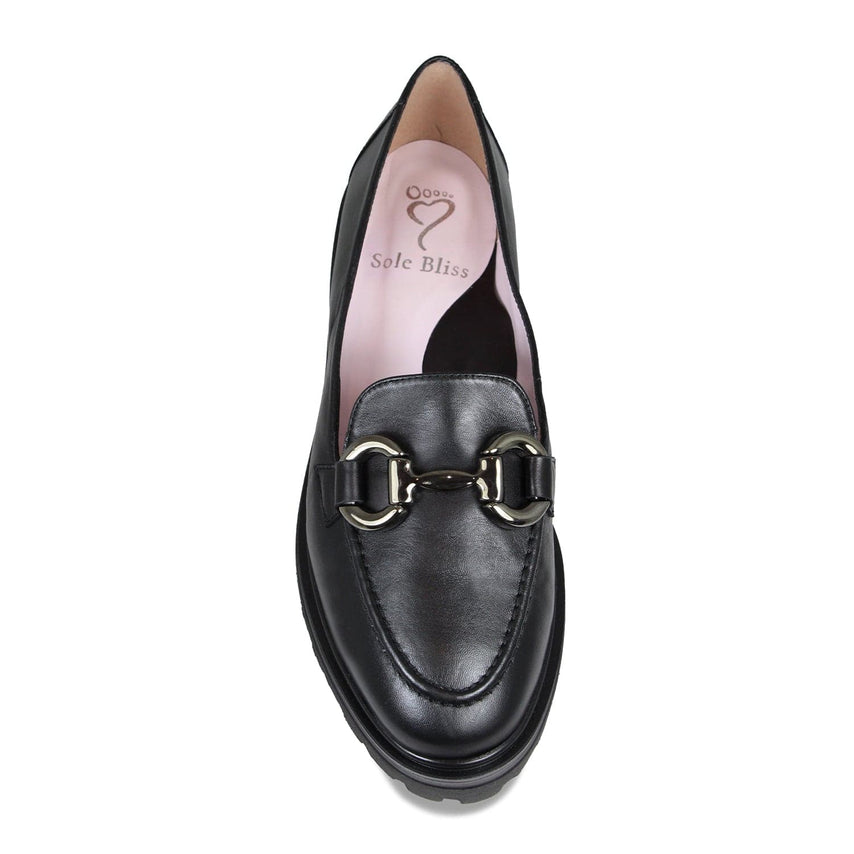 Treasure: Black Leather Shoes Sole Bliss
