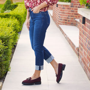 Shoes Treasure: Plum Suede Sole Bliss USA