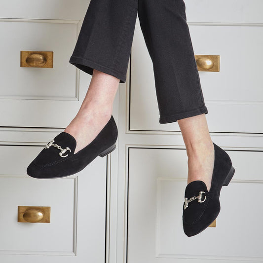 Trinity: Black Suede Shoes Sole Bliss