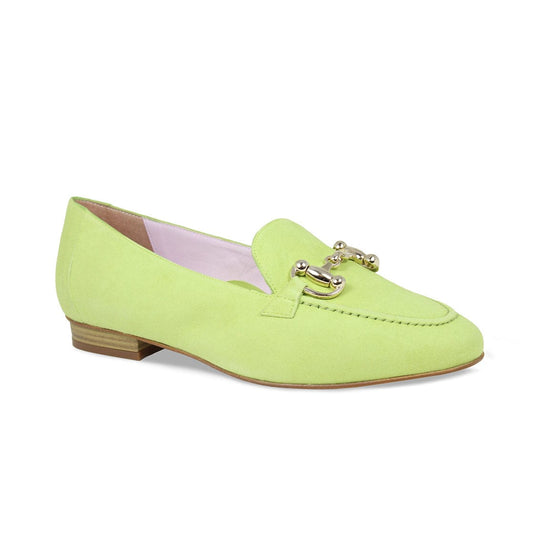 Trinity: Lime Suede Shoes Sole Bliss