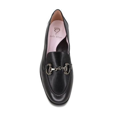Triumph: Black Leather Shoes Sole Bliss