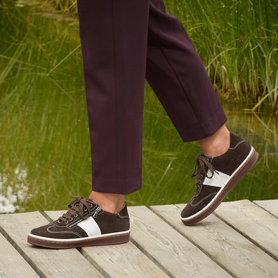 Metro: Chocolate Brown Suede Shoes Sole Bliss