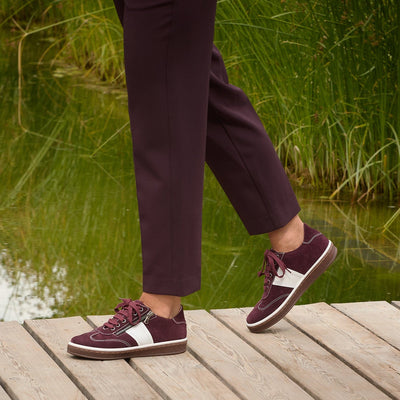 Metro: Bordeau Suede Shoes Sole Bliss