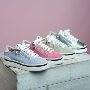 Shoes Glee: Pink Suede Sole Bliss USA