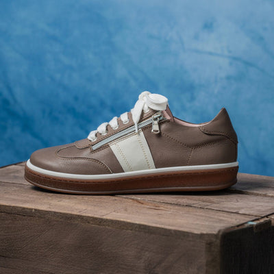 Shoes Uptown: Mocha Leather Sole Bliss USA