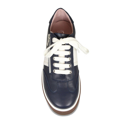 Shoes Uptown: Navy Leather Sole Bliss USA