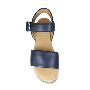 Shoes Walker: Navy Leather Sole Bliss USA