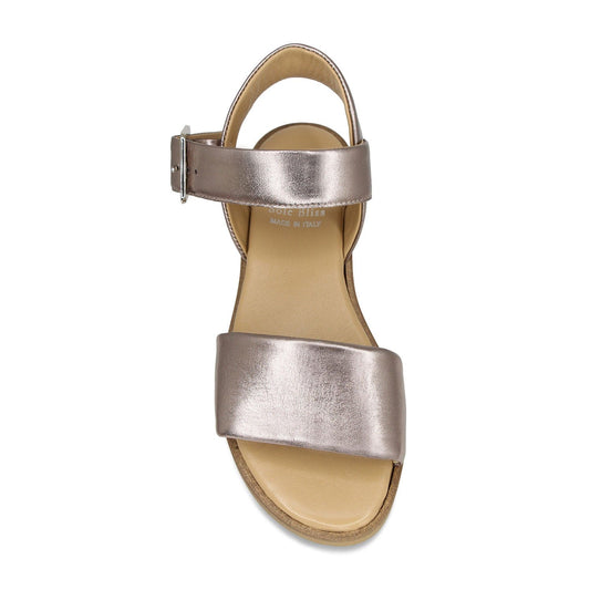 Walkway: Bronze Leather Shoes Sole Bliss