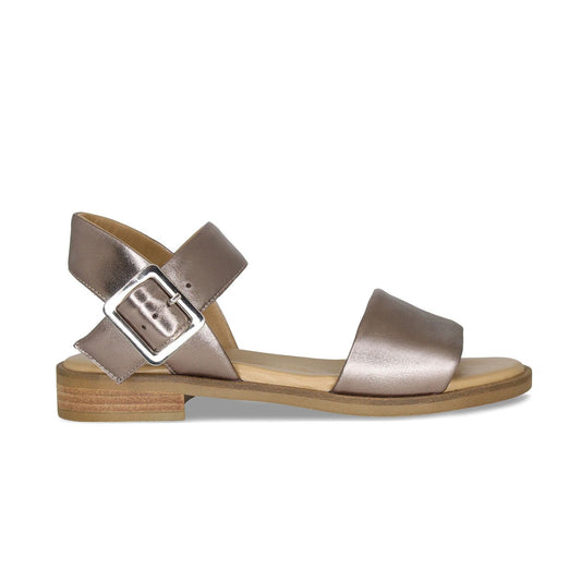 Walkway: Bronze Leather Shoes Sole Bliss