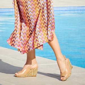 Shoes Whitney: Sand Leather Sole Bliss USA