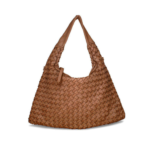 Bronte: Tan Weave Leather