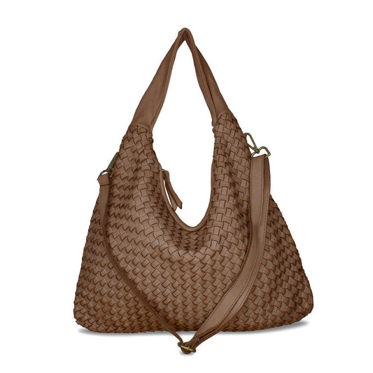 Blythe: Taupe Weave Leather