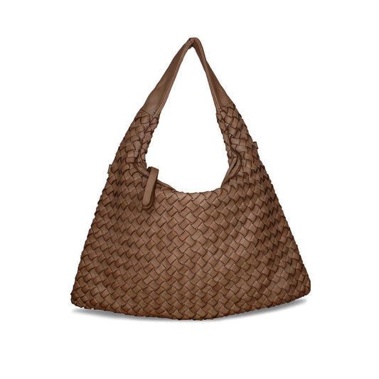 Bronte: Taupe Weave Leather