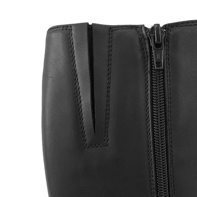Boots Zara: Black Leather Sole Bliss USA