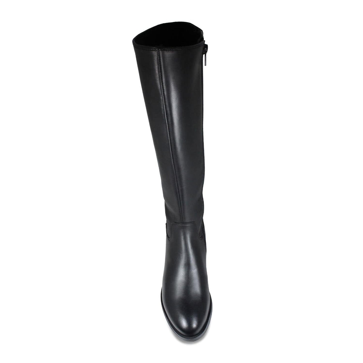 Zara: Black Leather Boots Sole Bliss