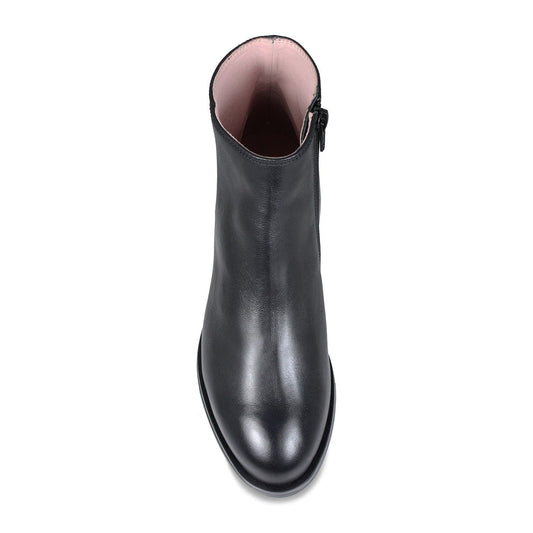 Zen: Black Leather Boots Sole Bliss