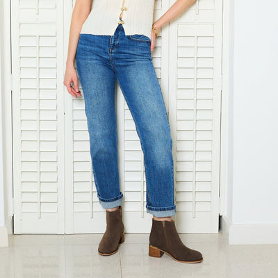 Boots Zen: Truffle Suede Sole Bliss USA