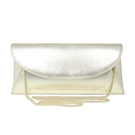 Jenna: Gold Leather Bags Sole Bliss