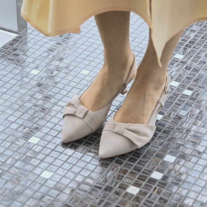 Kennedy: Pale Taupe Suede