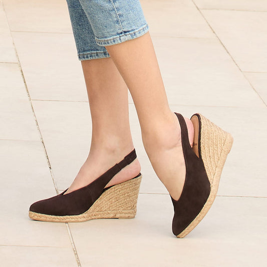 Java: Chocolate Suede Shoes Sole Bliss