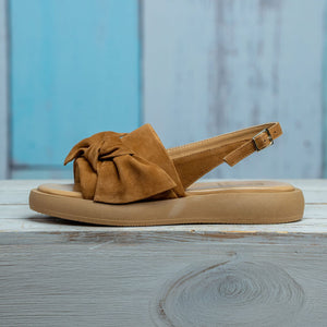 Shoes Bonnie: Tan Suede Sole Bliss USA