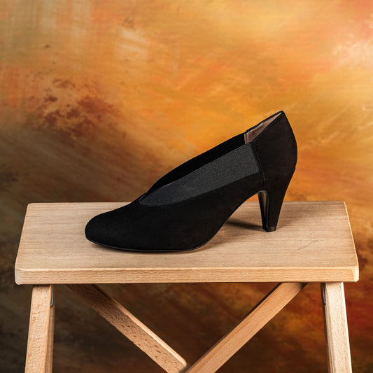 Shoes Mercy: Black Suede Sole Bliss USA
