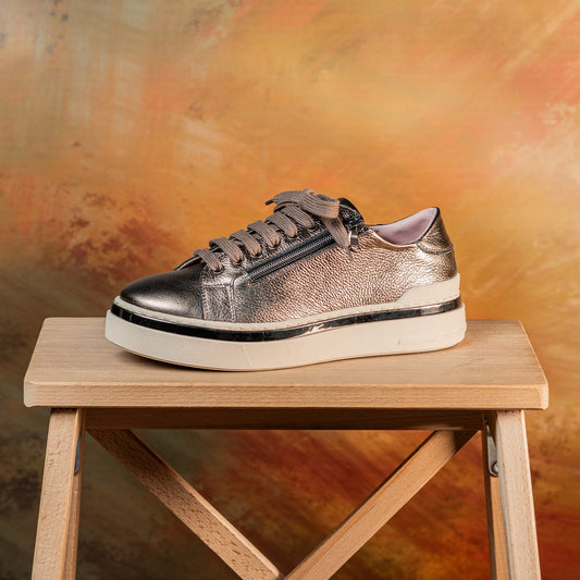 Shoes Glee: Bronze Leather Sole Bliss USA