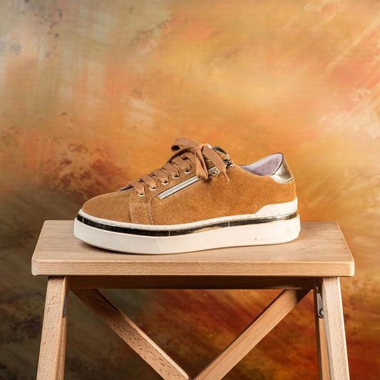 Shoes Glee: Tan Suede Sole Bliss USA