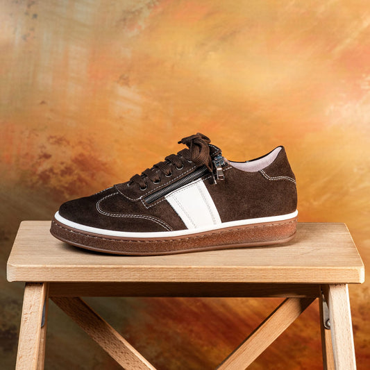 Shoes Metro: Chocolate Brown Suede Sole Bliss USA