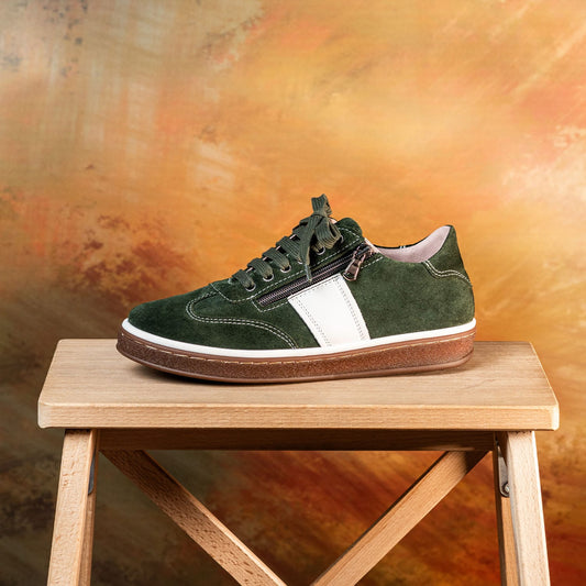 Shoes Metro: Forest Green Suede Sole Bliss USA
