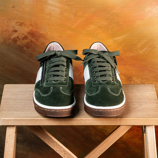 Shoes Metro: Forest Green Suede Sole Bliss USA
