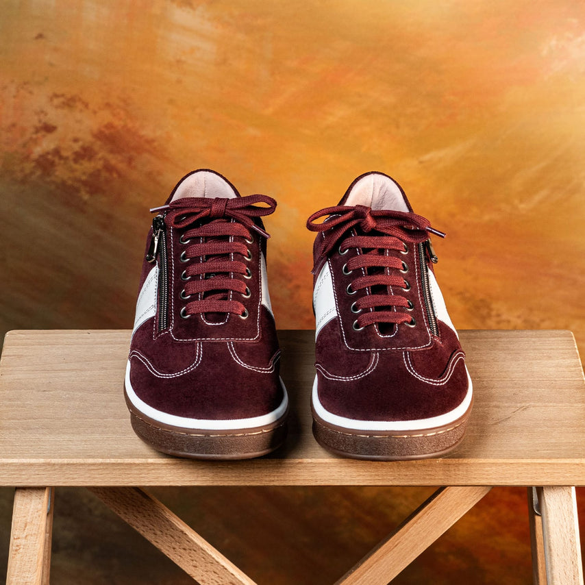 Shoes Metro: Burgundy Suede Sole Bliss USA
